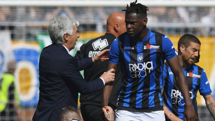 Gasperini lamentó la lesión de Duván Zapata y pidió que terminen las fechas FIFA