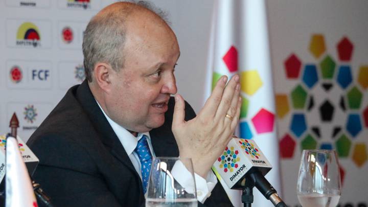Jorge Enrique Vélez, presidente de la Dimayor