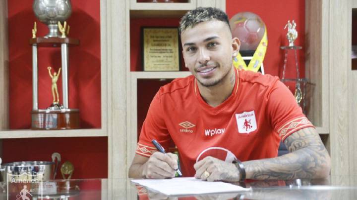 Duván Vergara firma su contrato en América de Cali
