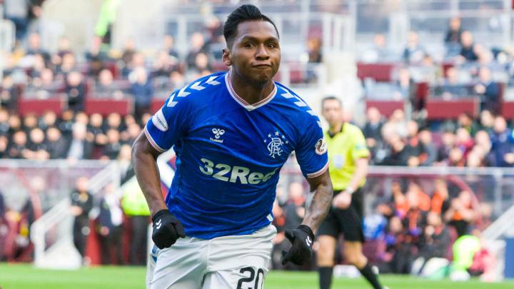 Alfredo Morelos, delantero colombiano del Rangers
