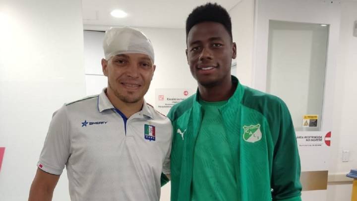 Andrés Felipe 'Pecoso' Correa tras el trauma craneal