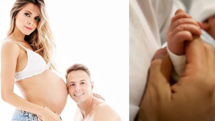 Santiago Arias y Karin Jiménez confirmaron el nacimiento de su segundo hijo.