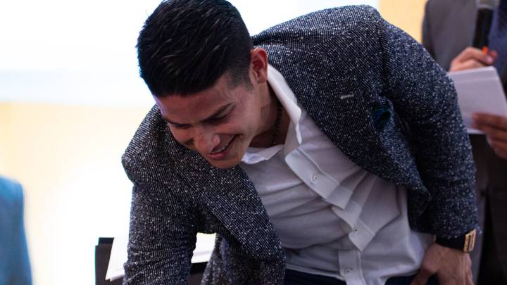 James Rodríguez en Bogotá
