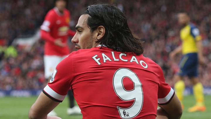 Falcao jugó la temporada 2014/15 en el Manchester United