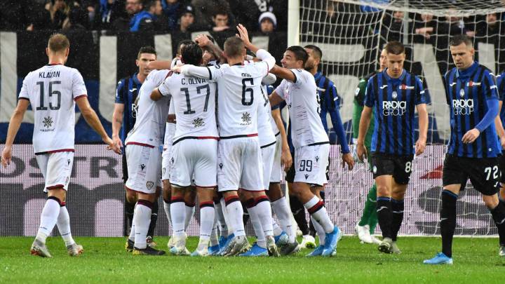 Atalanta 0-2 Cagliari, fecha 11 de Serie A
