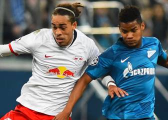 Wilmar Barrios cumple, pero el Zenit pierde con el Leipzig