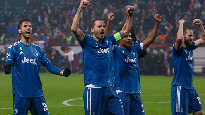 Juventus celebra su clasificación ante Lokomotiv