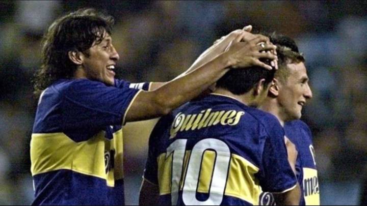 Jorge Bermúdez y Román Riquelme en Boca Juniors