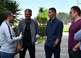 Queiroz visita sedes de DIM, Rionegro y Nacional para Copa