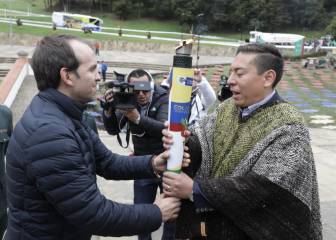 Ministro del deporte enciende llama de los Juegos Nacionales
