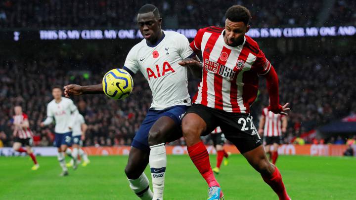 Davinson Sánchez fue titular con Tottenham que se enfrentó al Sheffield United en la fecha 12 de la Premier League