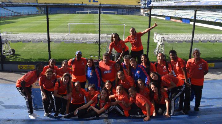 Selección Colombia Femenina en La Bombonera