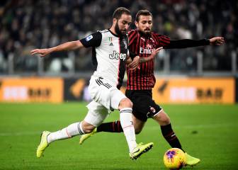 Juventus se impone sobre el Milan en un duro partido