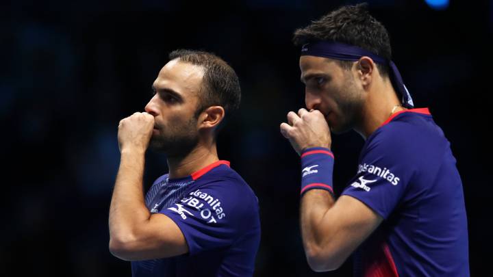 Juan Sebastián Cabal y Robert Farah debutaron en el Torneo de Maestros de Londres ante la pareja conformada por Pierre-Hugues Herbert y Nicolas Mahut