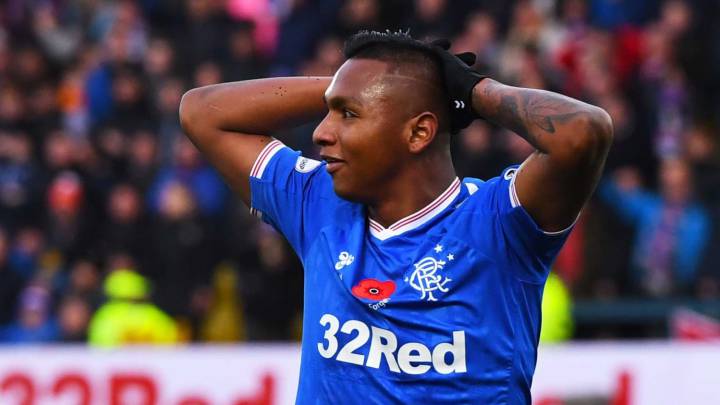 Alfredo Morelos, delantero colombiano del Rangers