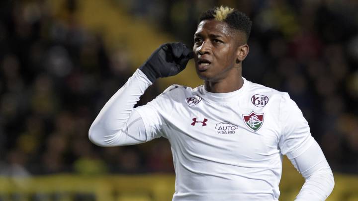 Yony González, delantero del Fluminense
