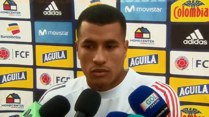 Jeison Murillo en la concentración de Colombia en Miami