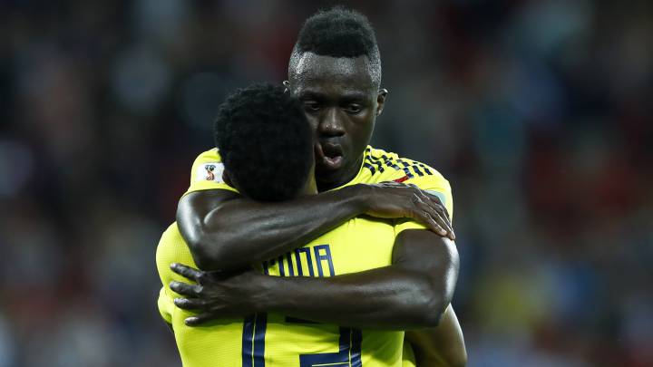 Yerry Mina y Davinson Sánchez, pareja de centrales de la Selección Colombia