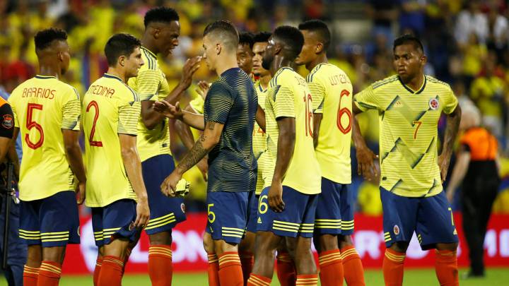 Selección Colombia ante Chile en Albacete