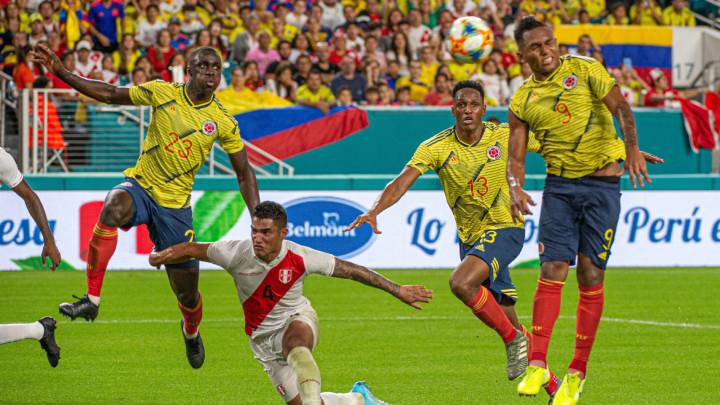Davinson Sánchez aclara de quién fue el gol de Colombia en el triunfo 1-0 sobre Perú.