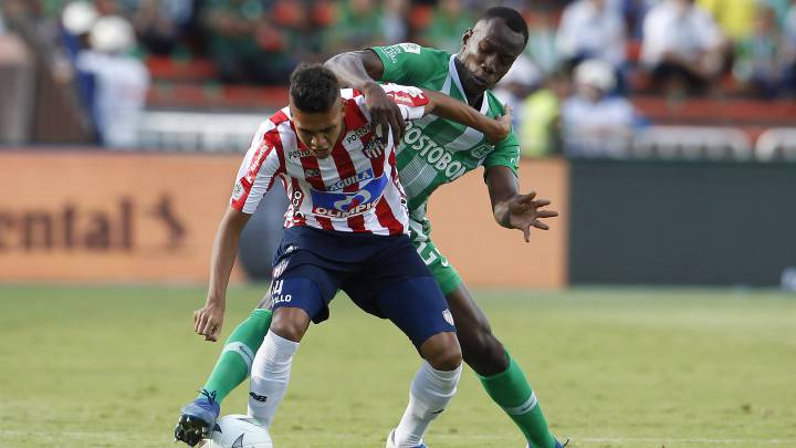 Nacional vs Junior en el estadio Atanasio Girardot