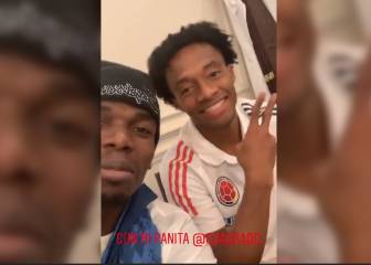 El acento colombiano de Pogba desata la risa de Cuadrado
