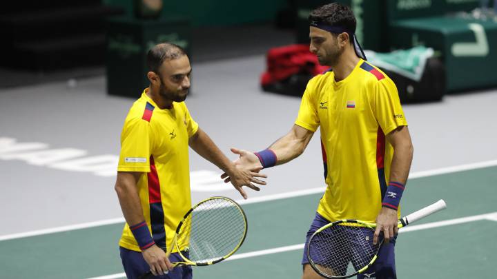 Juan Sebastián Cabal y Robert Farah perdieron el tercer partido de la serie ante Australia, segunda presentación de Colombia en la Copa Davis en Madrid
