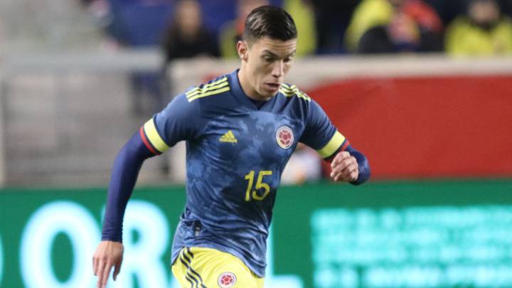 Matheus Uribe fue una de las figuras de Colombia ante Ecuador