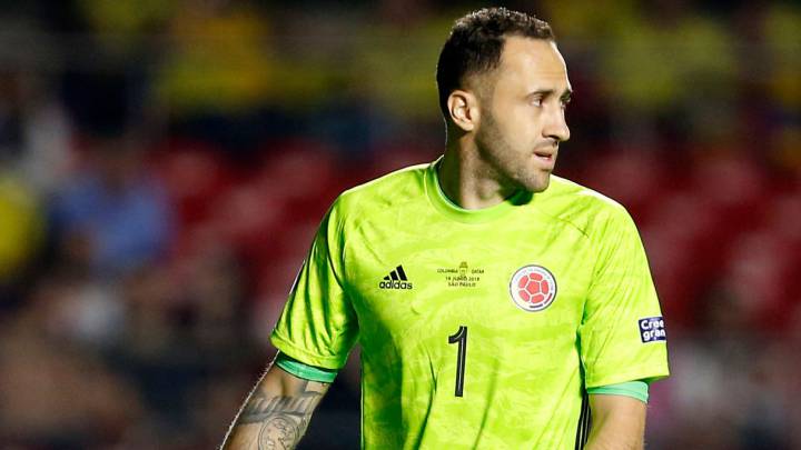 David Ospina, con la Selección Colombia en partido amistoso en 2019