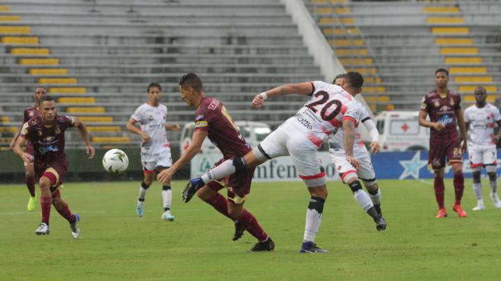 Deportes Tolima enfrentó al Cúcuta Deportivo en el desarrollo de la cuarta jornada de los cuadrangulares semifinales de la Liga Águila en Ibagué