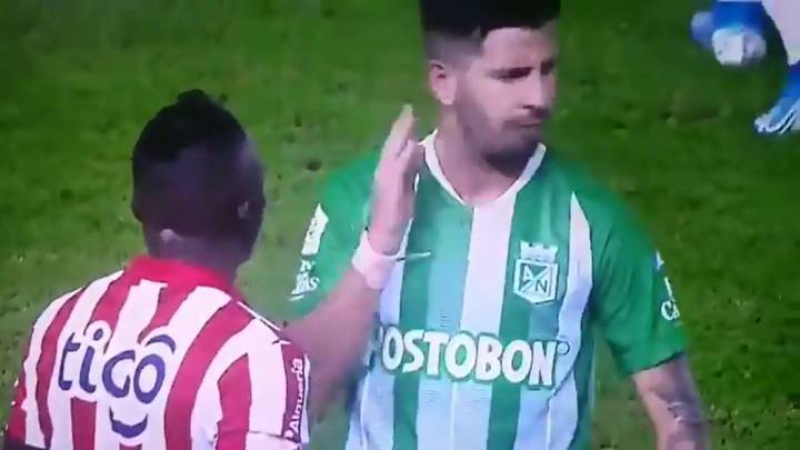La Dimayor pidió investigar al jugador de Atlético Nacional Pablo Cepellini por un posible acto de racismo contra el jugador del Junior, Cetré