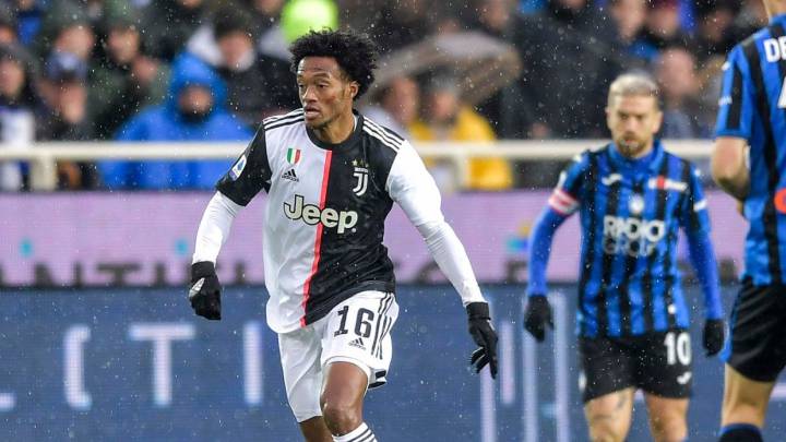 Juan Guillermo Cuadrado dio asistencia en el triunfo de Juventus sobre Atalanta.