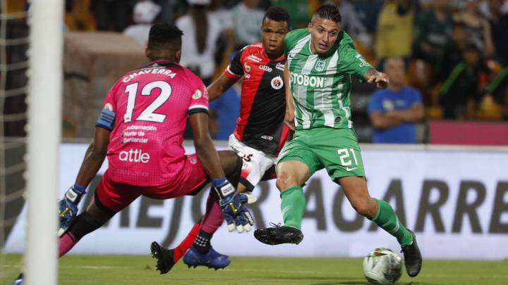 Atlético Nacional venció a Cúcuta Deportivo en el estadio General Santander por la fecha seis de los cuadrangulares finales de la Liga Águila 2019-II