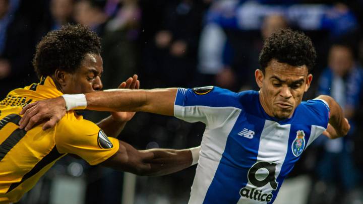 Luis Díaz, delantero colombiano del Porto FC