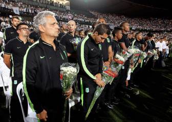 Atlético Nacional rinde homenaje a Chapecoense