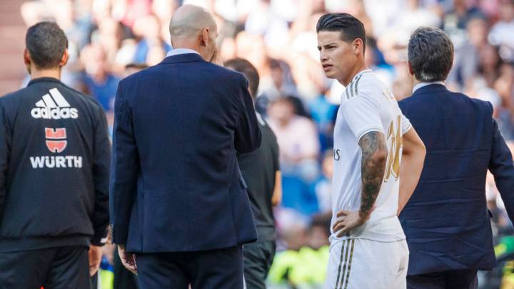 Zidane habla de la lesión de James Rodríguez