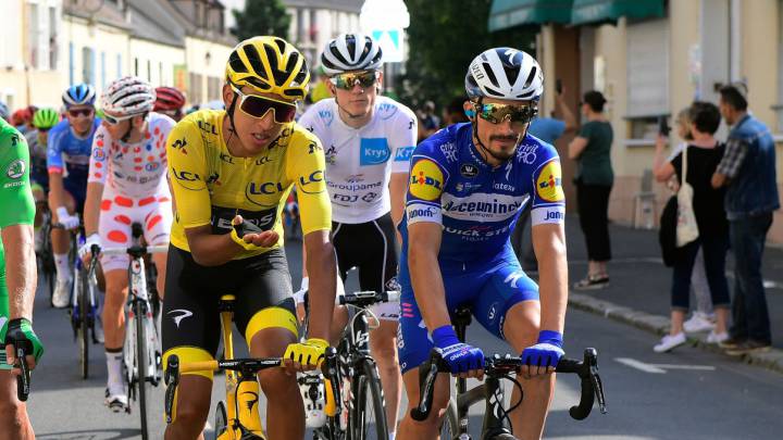 Egan y Alaphilippe, el francés se queda con Vélo d'or 2019 y el colombiano termina segundo