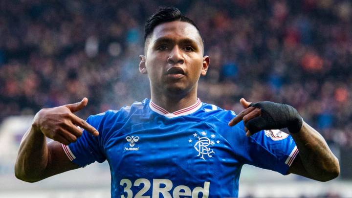 Alfredo Morelos, delantero colombiano del Rangers