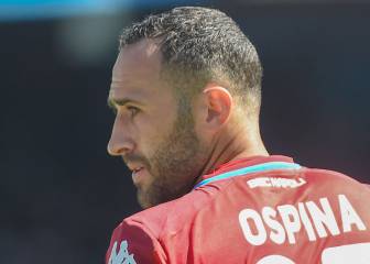 Ospina motiva a compañeros de Napoli a subir de nivel