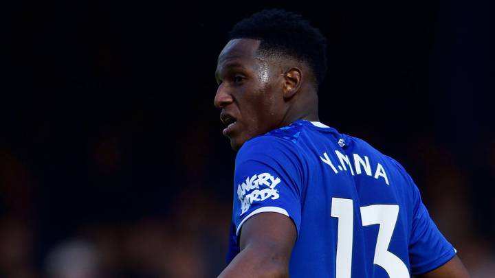 Yerry Mina, defensa central del Everton.