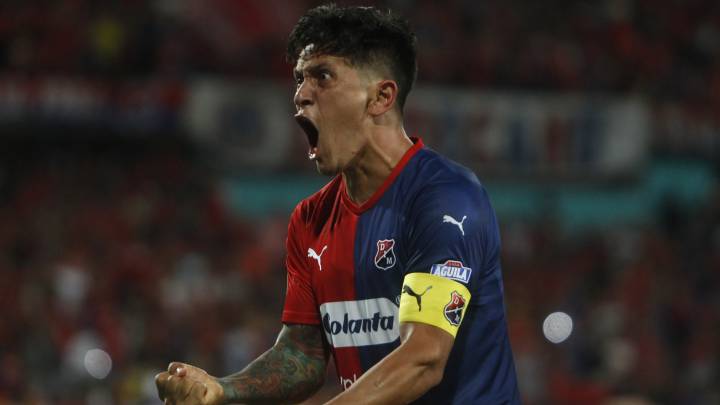 Germán Cano, delantero del Medellín