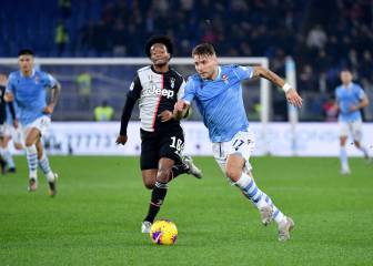 Cuadrado sale expulsado y la Juve pierde ante Lazio