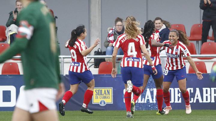 Leicy Santos, jugadora colombiana del Atlético de Madrid Femenina