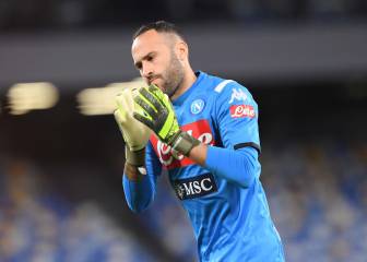 Los números de Ospina bajo las órdenes de Ancelotti en Napoli