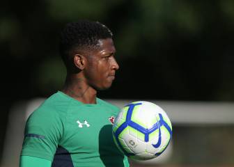 Yony González se despide de la hinchada de Fluminense