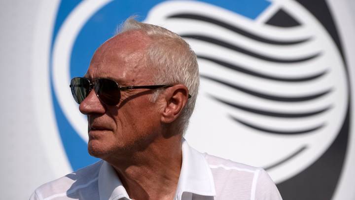 Antonio Percassi, presidente de Atalanta hablando de Duván Zapata