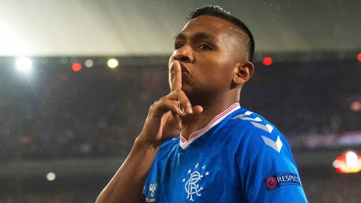 Alfredo Morelos, delantero colombiano del Rangers