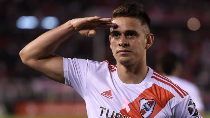 Rafael Santos Borré, delantero de River Plate