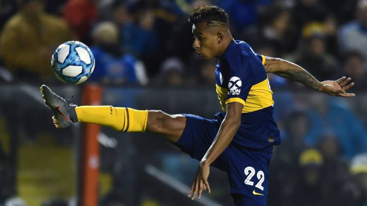 Sebastián Villa, atacante colombiano de Boca Juniors