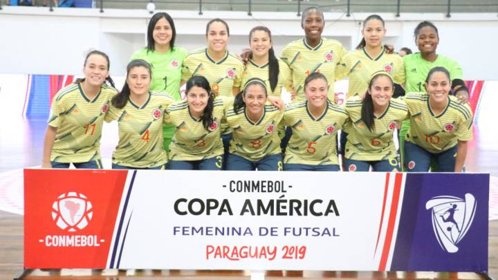 La Selección Colombia Femenina de Futsal terminó tercera en la Copa América 2020